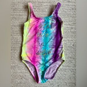 PilyQ “Let’s take a selfie” tie-dye swimsuit   Girls 4